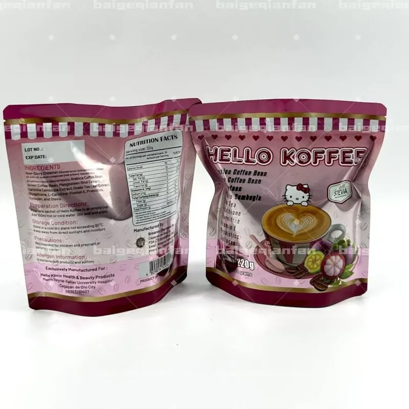 কাস্টম ড্রিপ কফি প্যাকেজ ব্যাগ ইকো ফ্রেন্ডলি প্লাস্টিক অ্যালুমিনিয়াম ফয়েল ব্যাগ ড্রিপ ড্রিঙ্কসের জন্য হাই ব্যারিয়ার ময়েশ্চার প্রুফ পাউচ