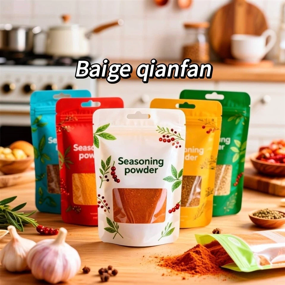 Spices Seasoning Stand Up Pouches factory