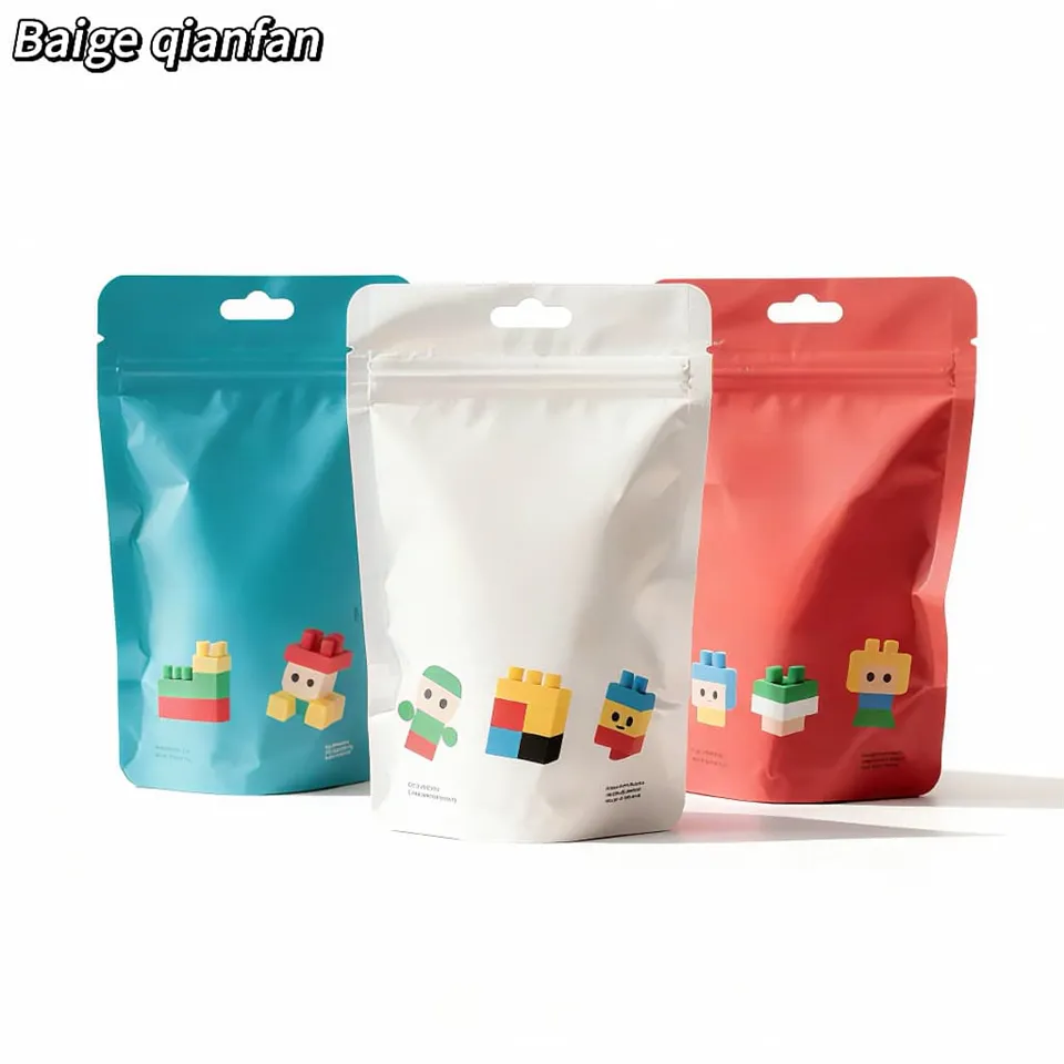 জিপার দিয়ে স্ট্যান্ড আপ পাউচ